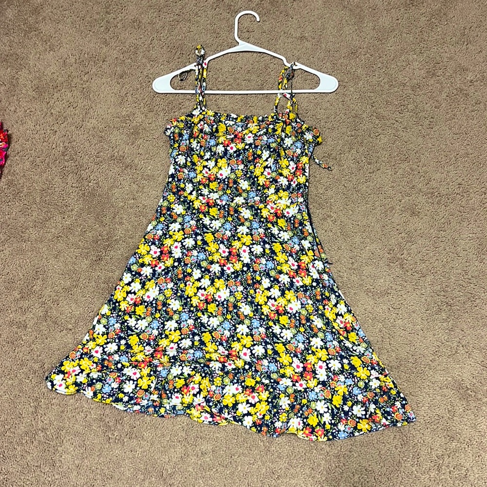 Tie Strap Mini Dress - XS